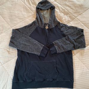 Fifth Sun Blue Lightweight Hoodie size XL